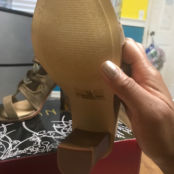 New Lace Up Heeled Sandals - Picture 4 of 4